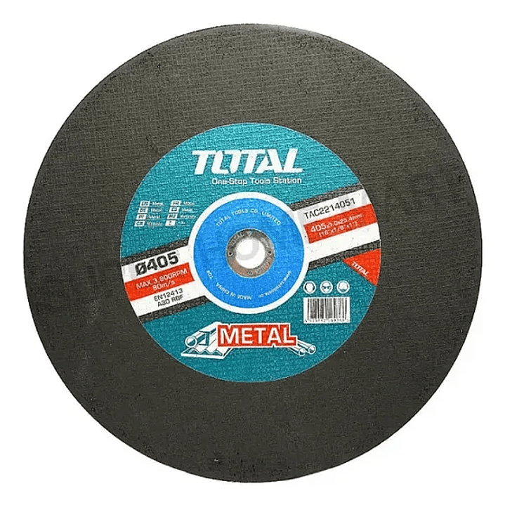 Disco Corte Metal 16 405mm Total Tac2214051 Turquesa 1
