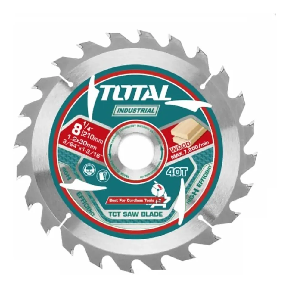 Hoja De Sierra Para Madera 210 Mm 40 Dientes Industrial 1
