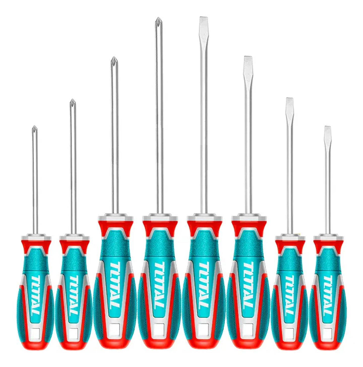 Set Juego Destornilladores 8 Piezas Total Tksds0846 1
