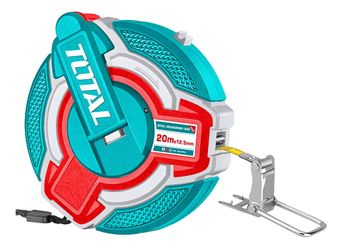 Huincha Cinta Métrica 20m X 12.5mm Total Tmt08206