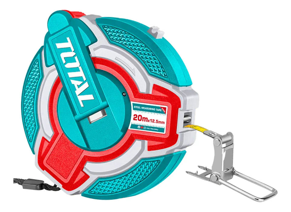 Huincha Cinta Métrica 20m X 12.5mm Total Tmt08206 1