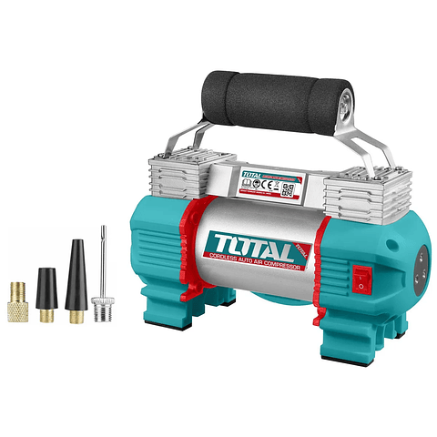 Compresor Inflador De Aire Auto 20v 120psi Total Tacli2026 Turquesa