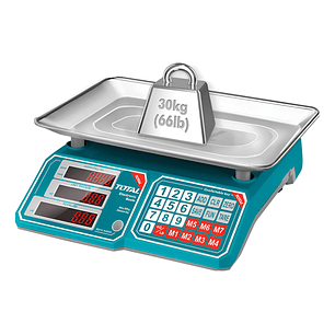 Pesa Balanza Bascula Digital 30kg Total Tesa3301 Color Pantone 322c