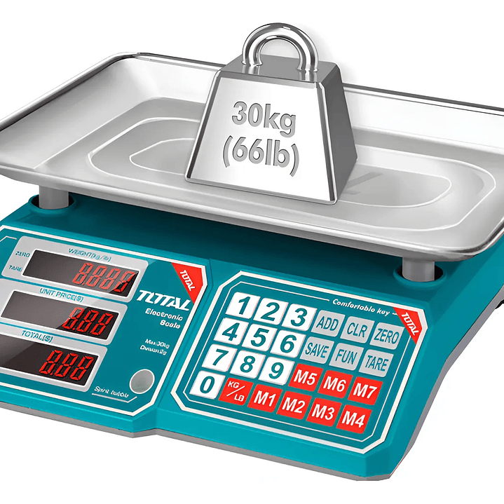 Pesa Balanza Bascula Digital 30kg Total Tesa3301 Color Pantone 322c 1