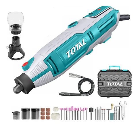 Herramienta Rotativa Mini Torno Multiuso +150 Accesorios 200W