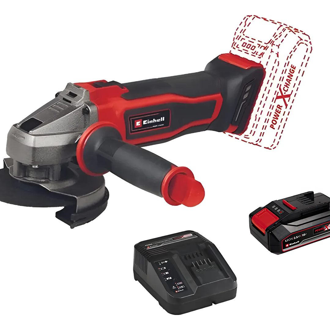 Galletera Esmeril Angular 18v Bat+ Carg Einhell 4431166 Unico 1