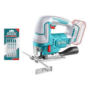 Sierra Caladora Inalámbrica 20v C/5 Hojas Total Tjsli1008