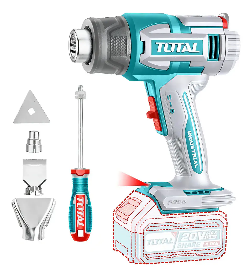 Pistola De Calor Inalámbrica 20v Total  1