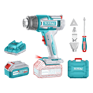 Pistola De Calor 20v Batería + Cargador Total
