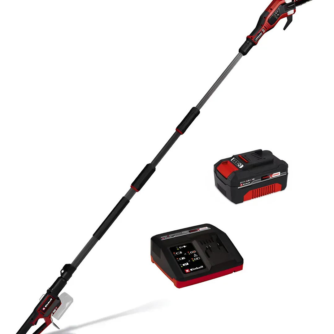 Podador Altura 18v Gp-lc 18/20 Li T Bl-solo Cargador + batería Einhell  1