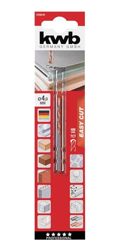Broca Multiuso Construcción 4mm Kwb