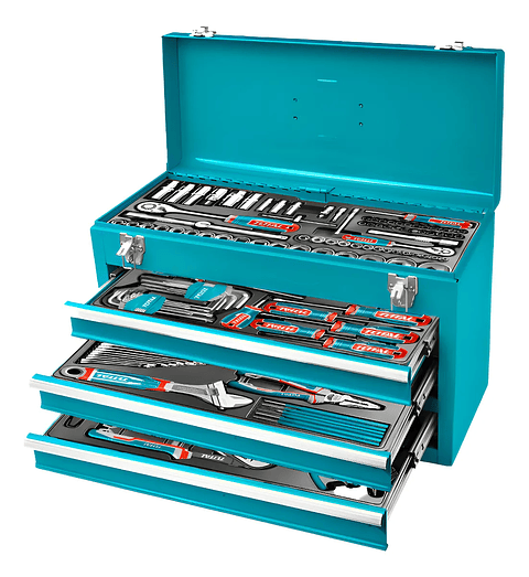 Caja De Herramientas 132 Piezas Total Thptcs71321