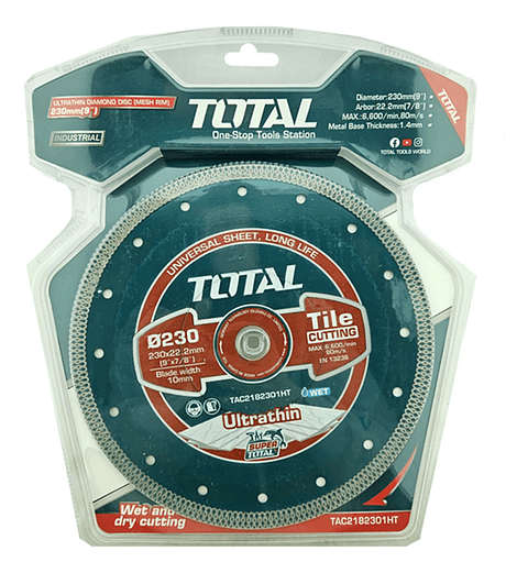 Disco Diamantado 230mm Ultra Fino Total