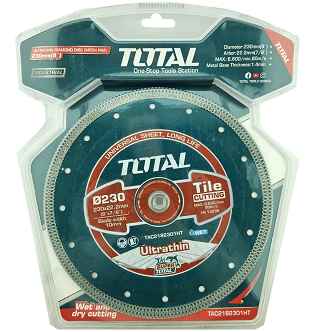 Disco Diamantado 230mm Ultra Fino Total 1