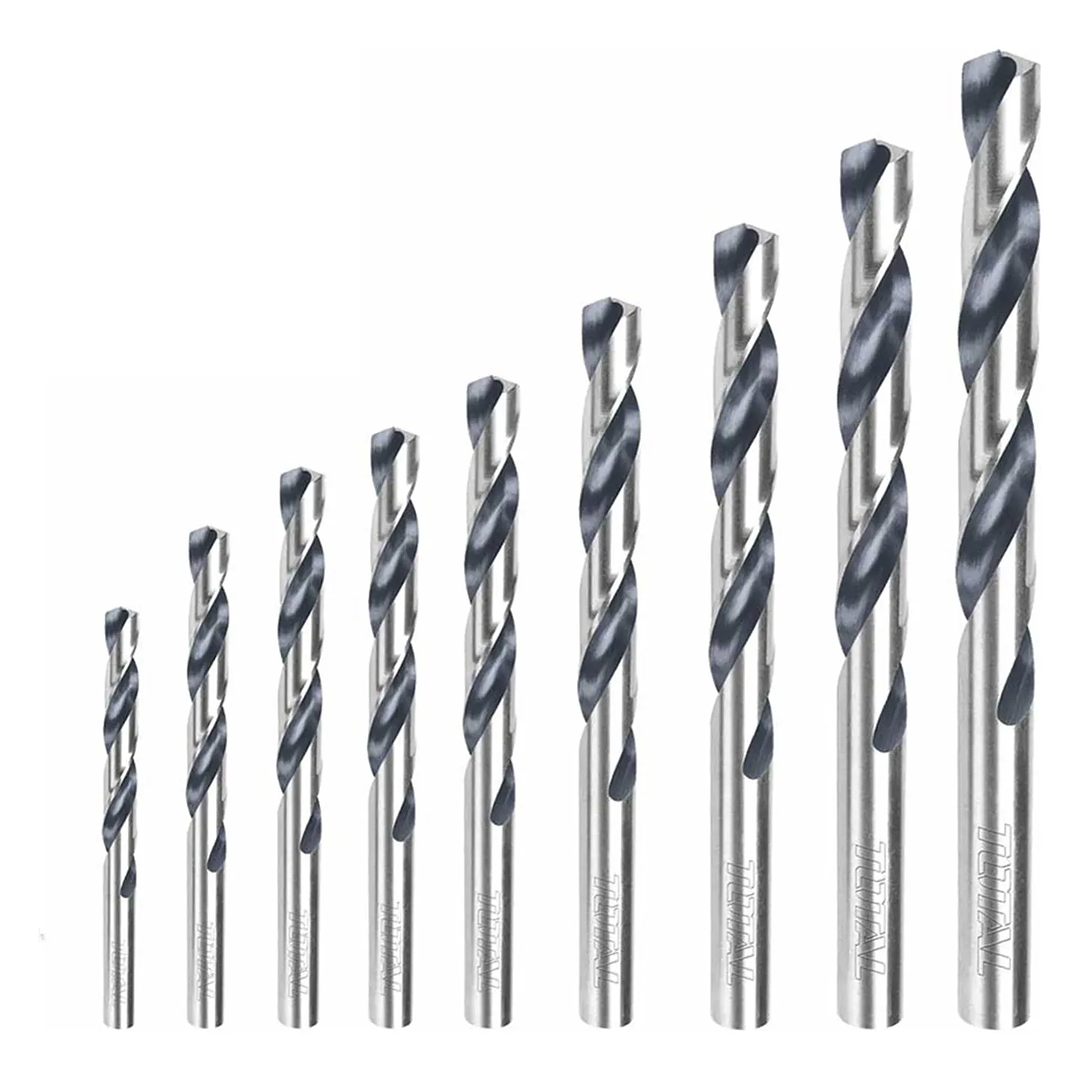 Juego De Brocas 9 Piezas Para Metal Hss Total Tacsd0095 1
