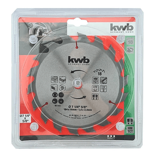 Disco De Sierra Circular 7 1/4 Pulgadas 18 Dientes Kwb
