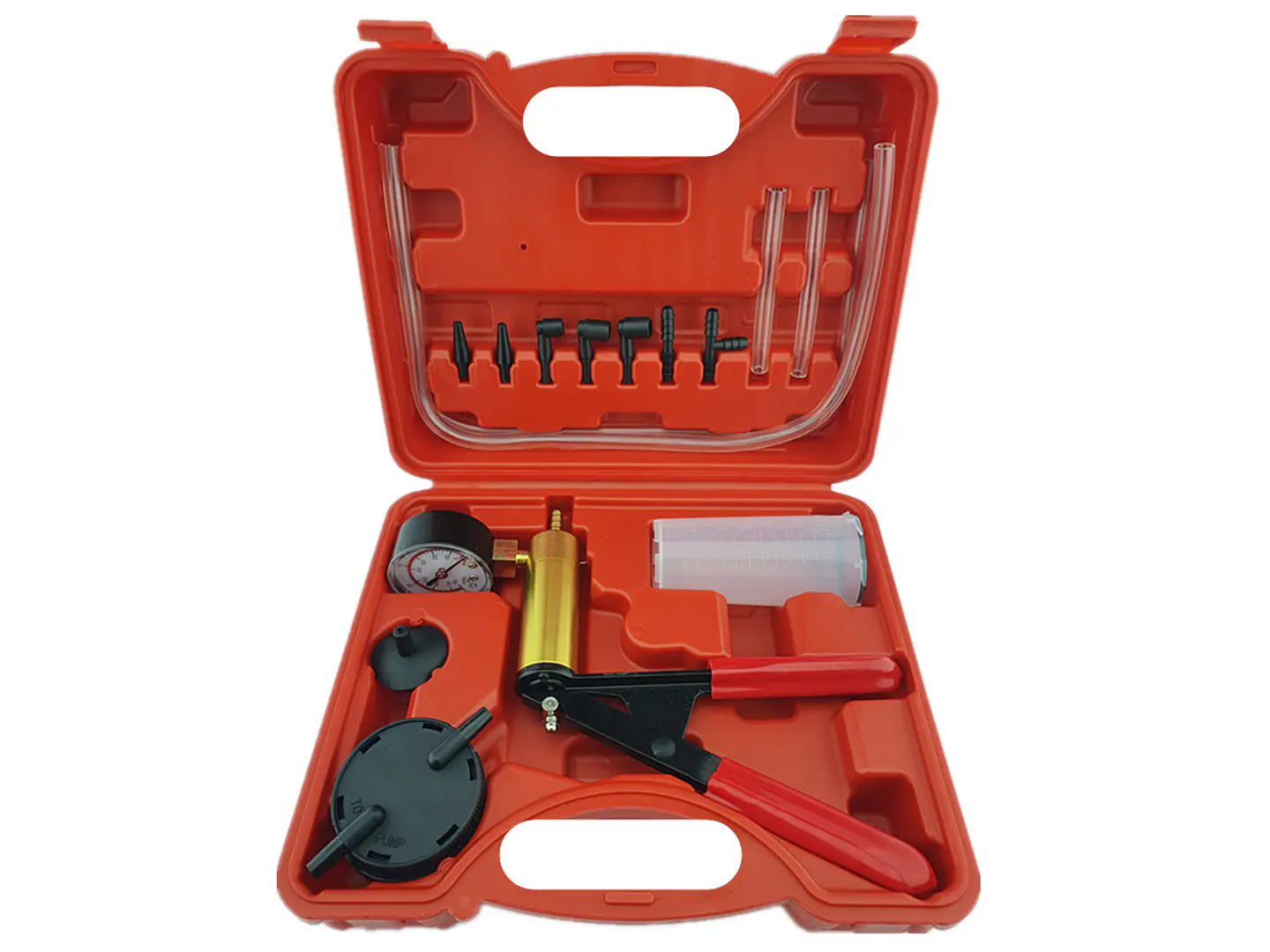 Kit Medidor De Bomba De Vacío Manual Y Purgador De Frenos 1