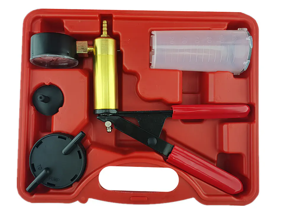 Kit Medidor De Bomba De Vacío Manual Y Purgador De Frenos 2