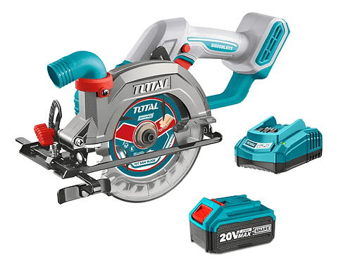 Sierra Circular 20v 140mm Batería + Cargador Total