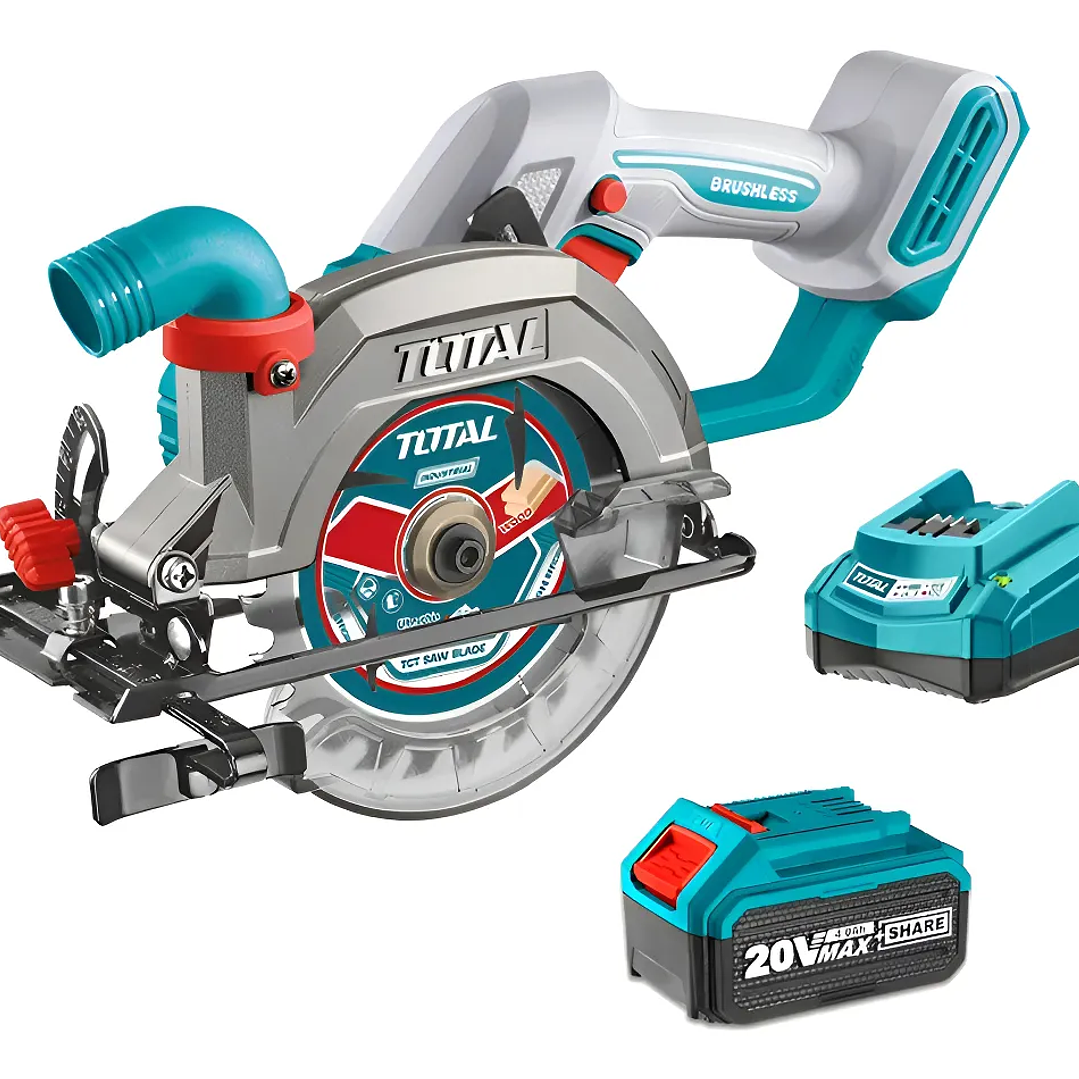 Sierra Circular 20v 140mm Batería + Cargador Total 1