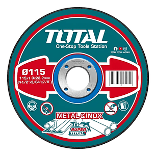 Disco De Corte Para Metal Acero Inoxidable 115mm 25 unidades Total