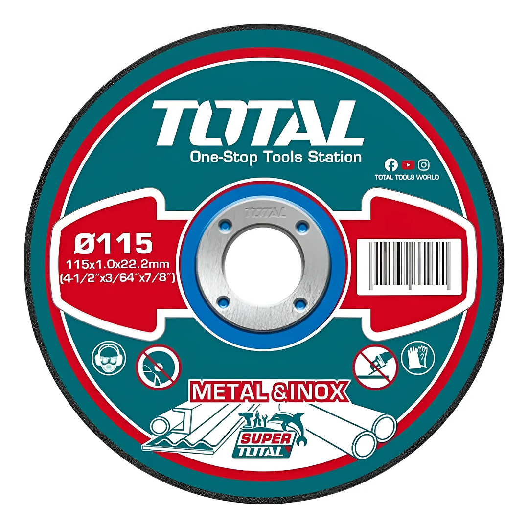 Disco De Corte Para Metal Acero Inoxidable 115mm 25 unidades Total 1