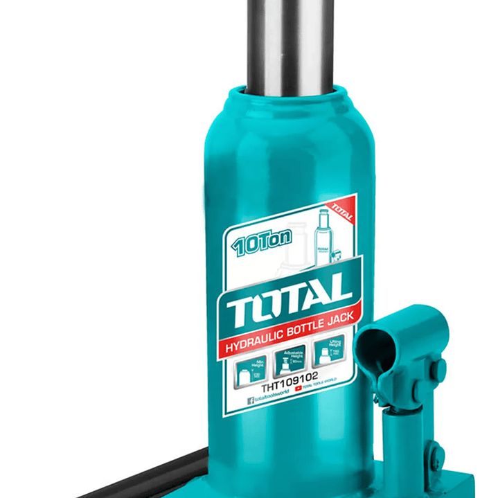 Gata Hidráulica Tipo Botella 10 Toneladas Total 1