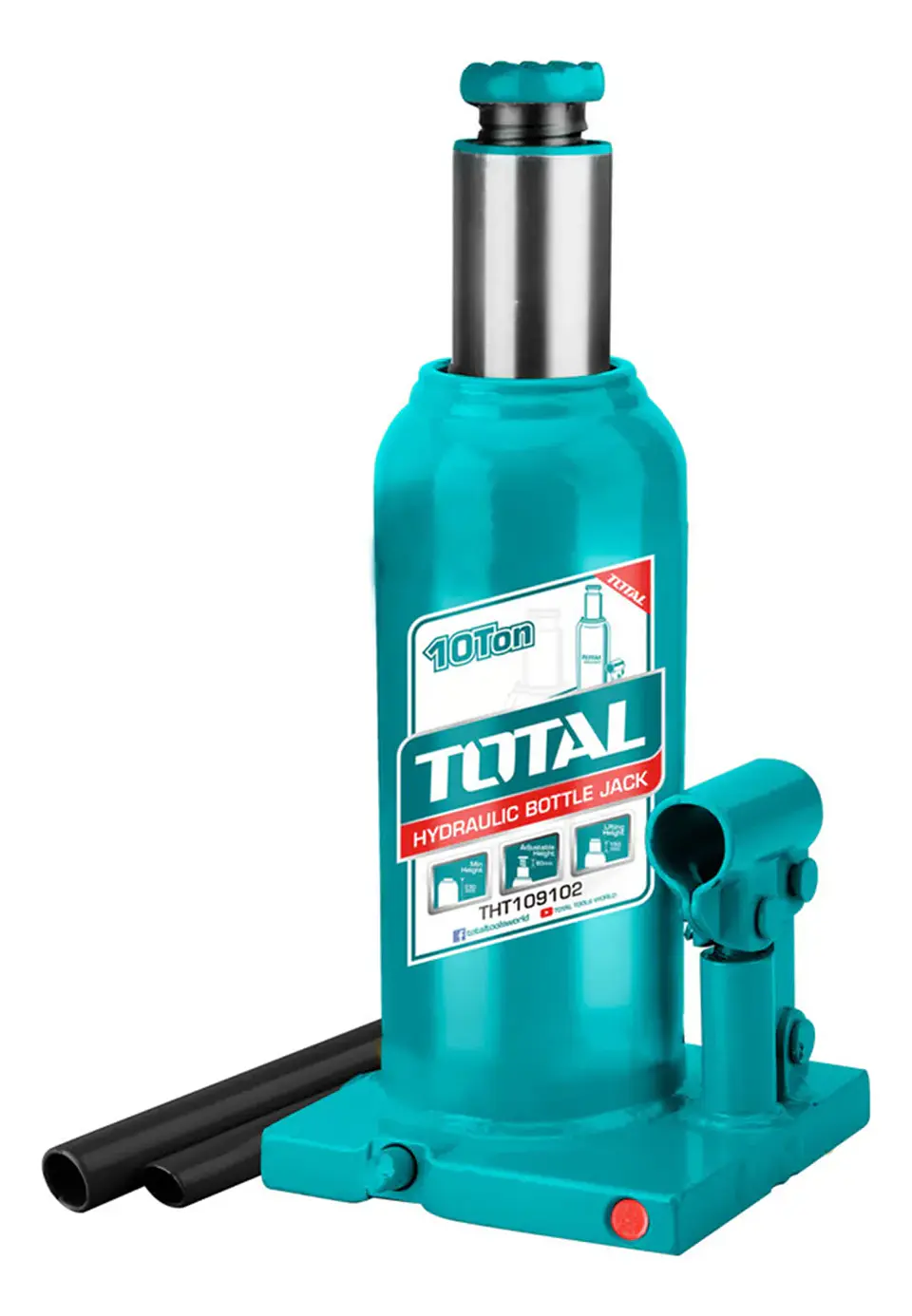 Gata Hidráulica Tipo Botella 10 Toneladas Total 1