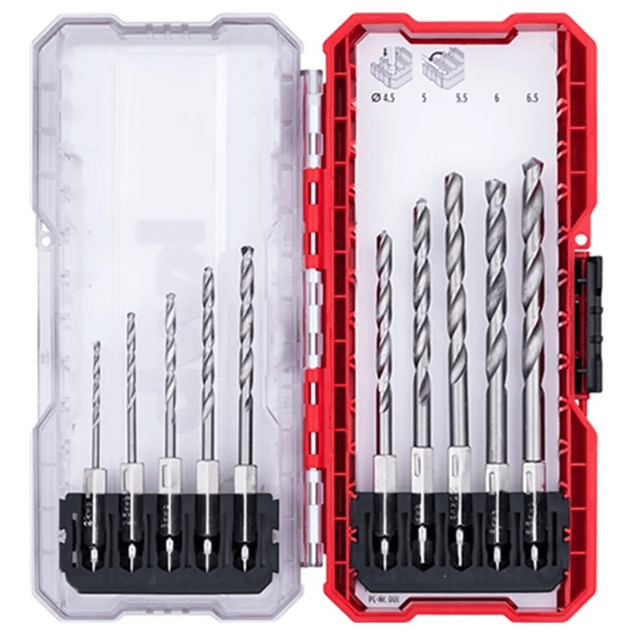 Kit Set Juego Brocas Para Metal 10 Piezas KWB 1