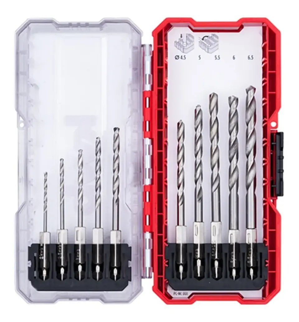 Kit Set Juego Brocas Para Metal 10 Piezas KWB 1