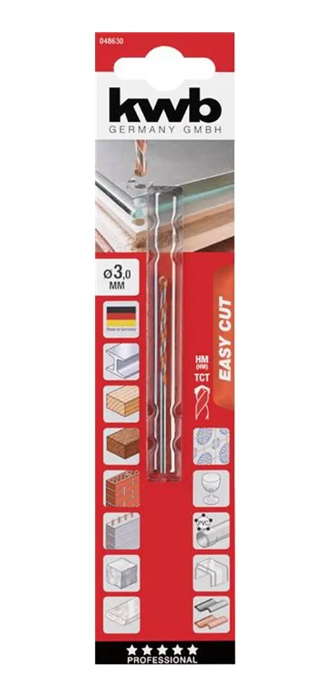 Broca Multiuso Construcción 3mm KWB