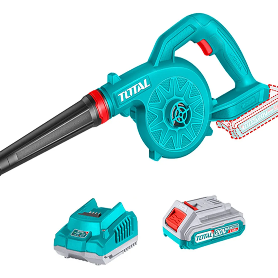 Soplador Inalámbrico 20v Batería + Cargador Total  1
