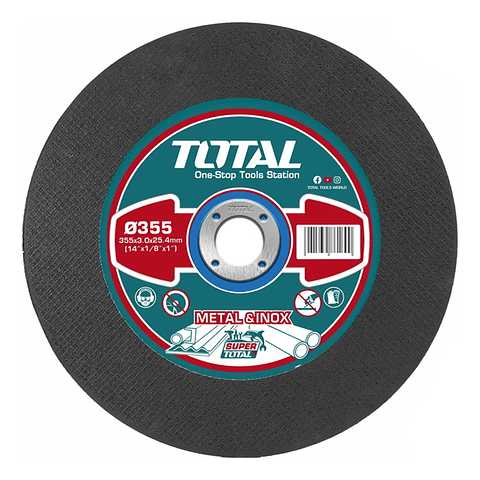 Disco Corte Metal 14 355mm Tronzadora Total 