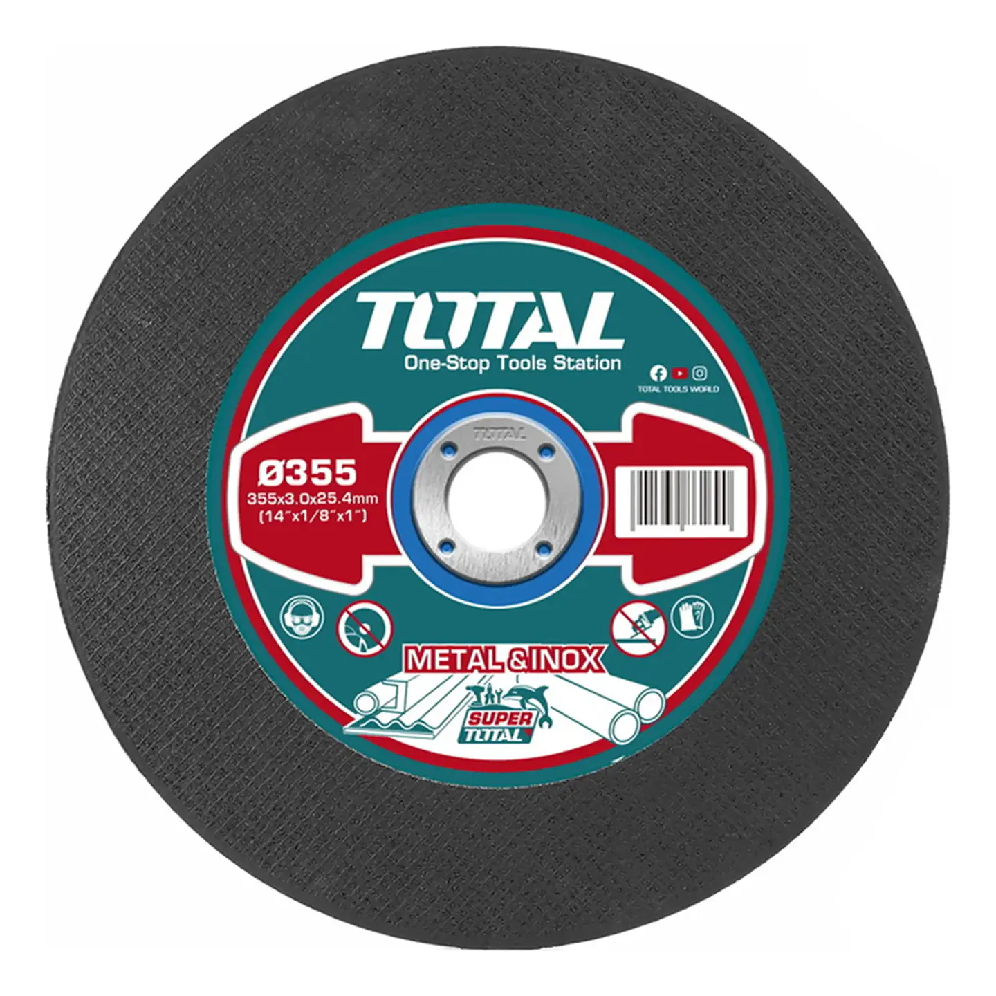 Disco Corte Metal 14 355mm Tronzadora Total  1