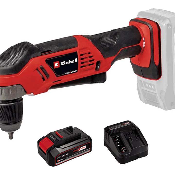 Taladro Atornillador Angular 10mm 18v Batería + Cargador Einhell 1