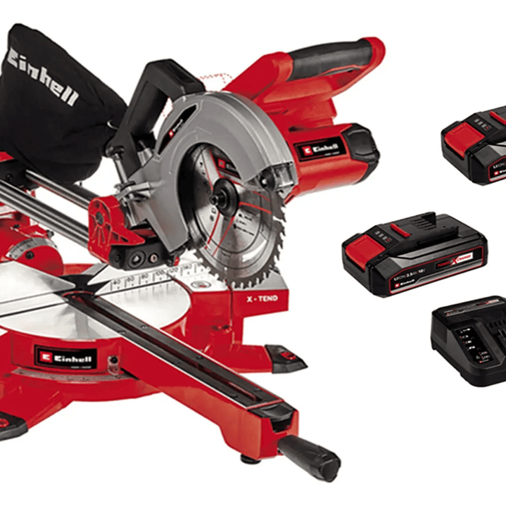 Sierra Ingleteadora Telescópica 36v Batería + Cargador Einhell 1