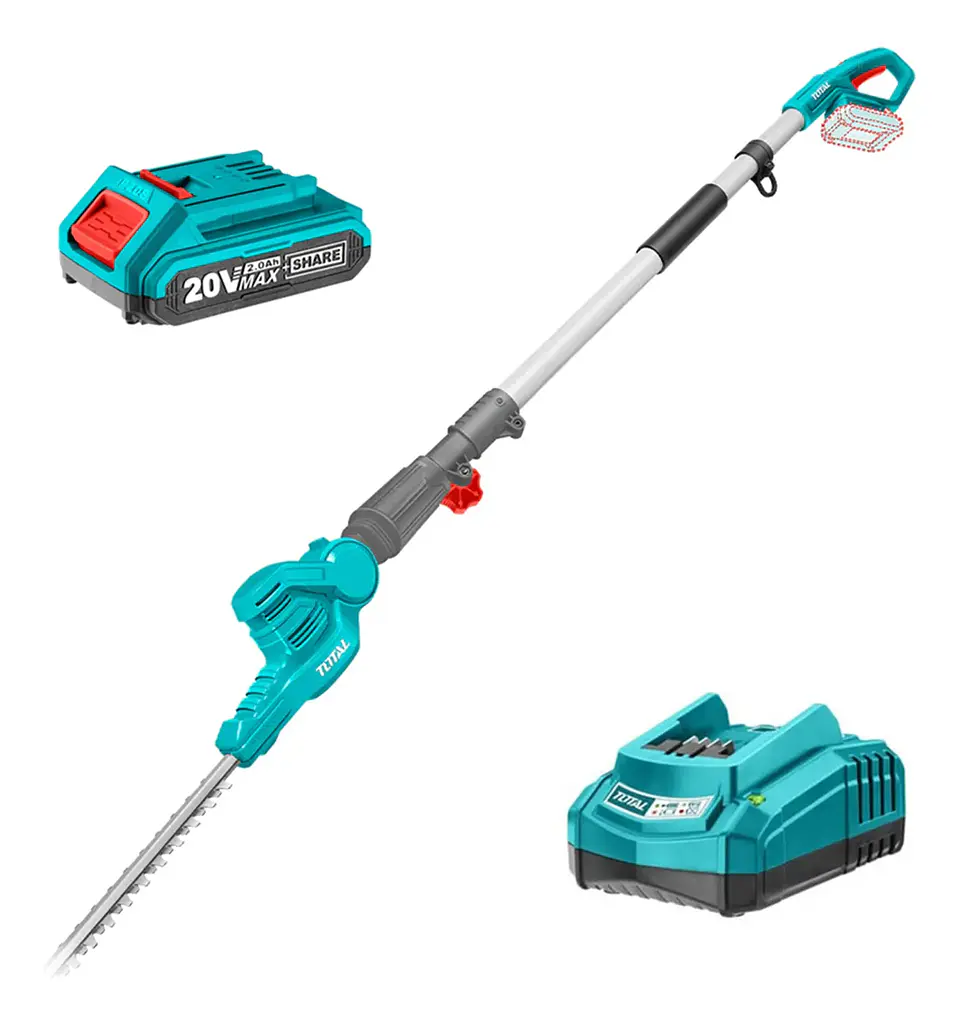 Cortaseto Podador De Altura 20v Batería + Cargador Total  1