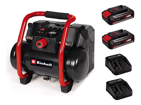 Compresor De Aire 6 Litros 36v Batería + Cargador Einhell 