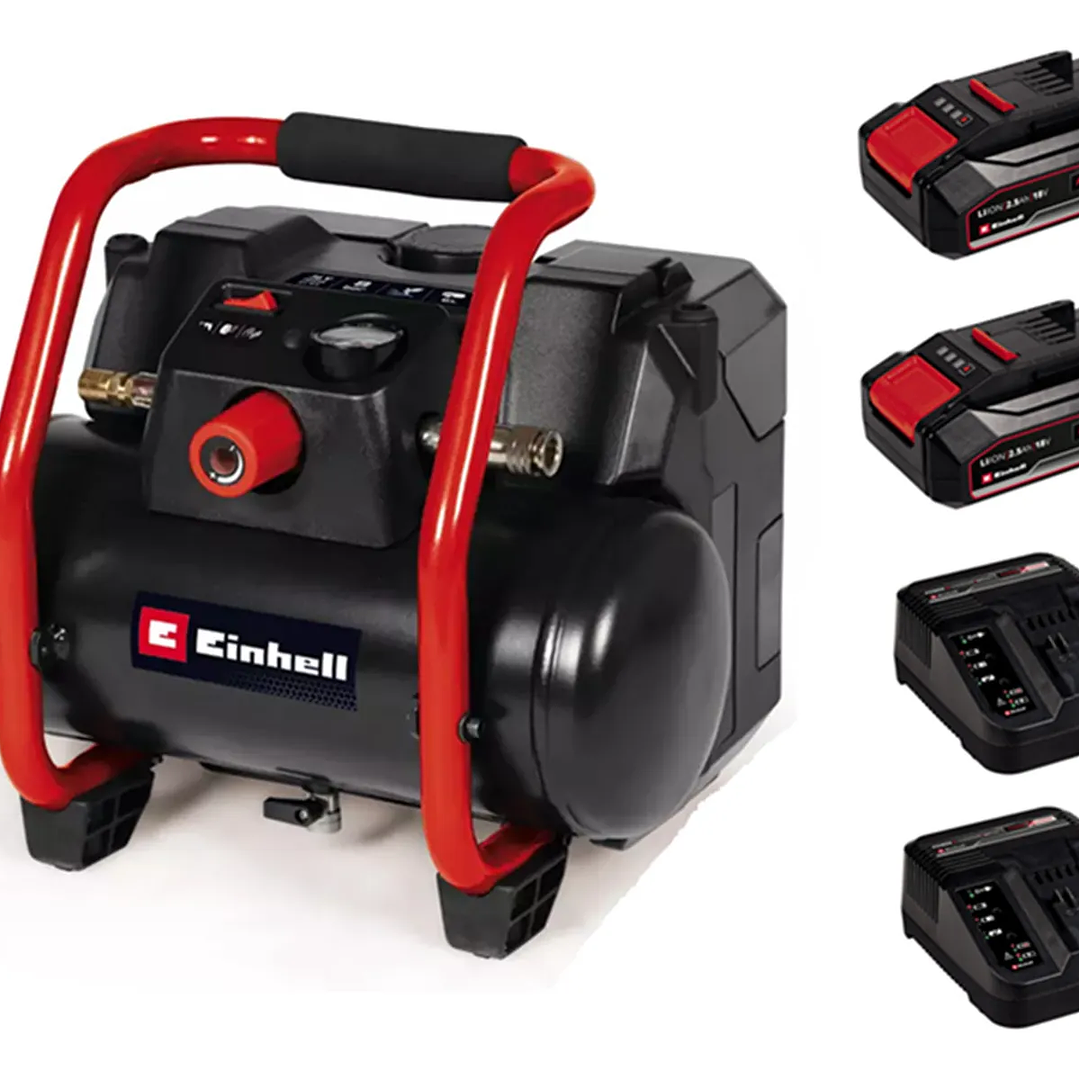 Compresor De Aire 6 Litros 36v Batería + Cargador Einhell  1