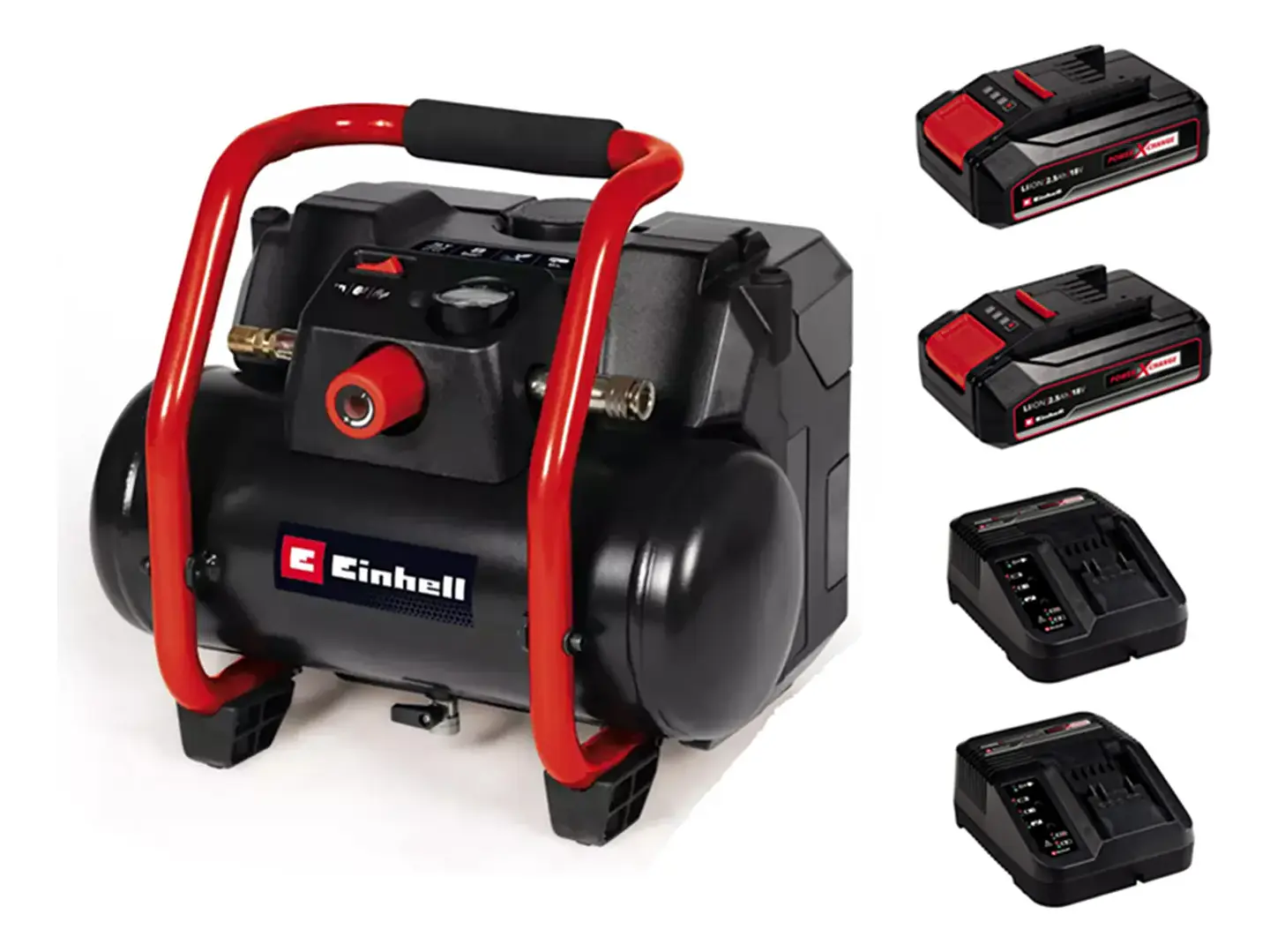 Compresor De Aire 6 Litros 36v Batería + Cargador Einhell  1