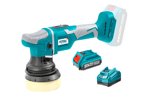Pulidora Inalámbrica 20v 125mm Batería + Cargador Total 