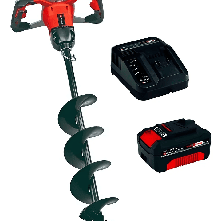 Barreno Ahoyador 18v Batería + Cargador Einhell  1