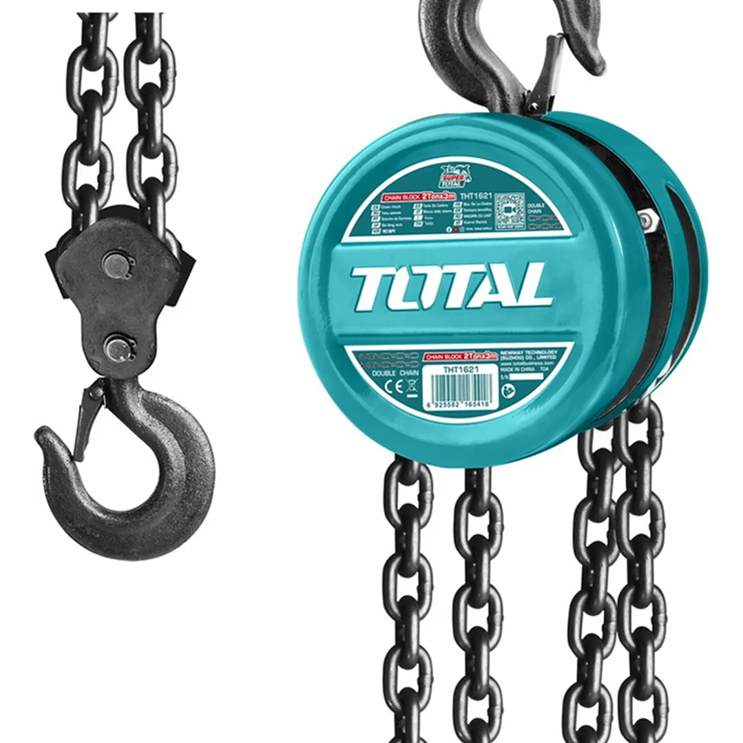 Tecle Con Cadena Manual 2 Tonelada 3 Metros Total  1