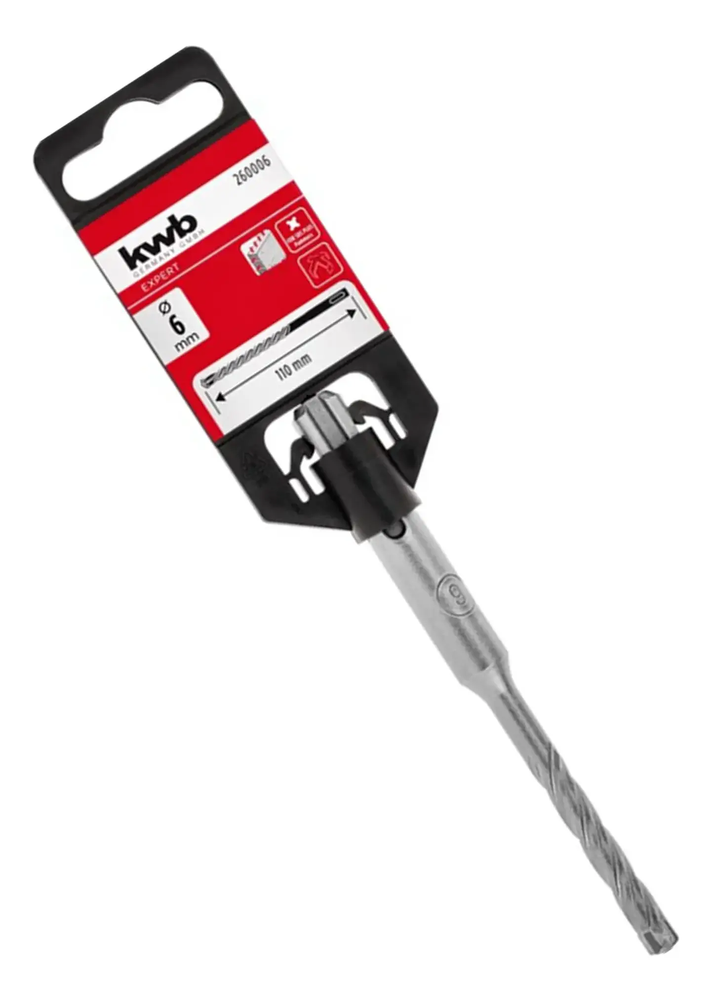 Broca Para Concreto Sds Plus 6mm Kwb 260006 1