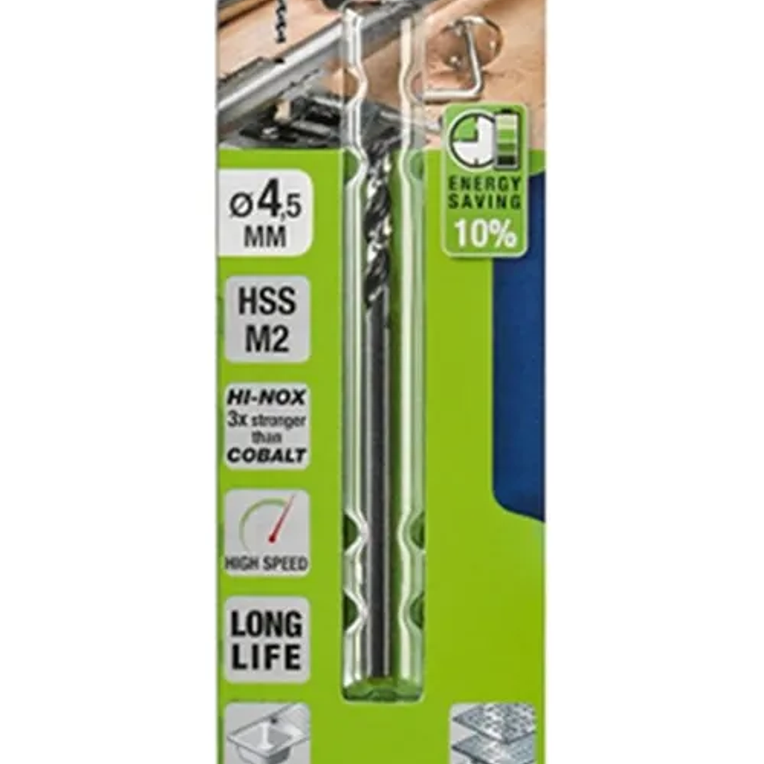 Broca Para Metal Hss 4.5mm Kwb 258645 1