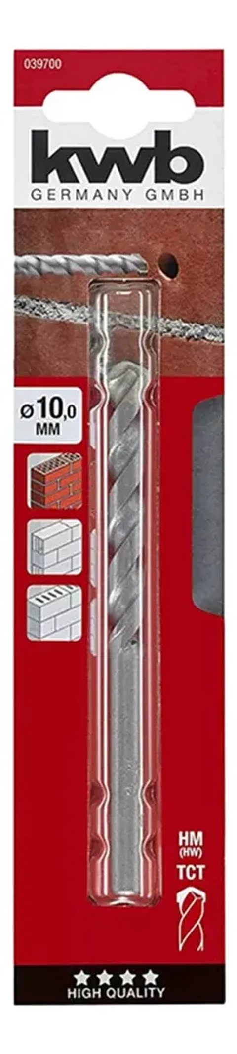 Broca Para Concreto 10mm Kwb 039700