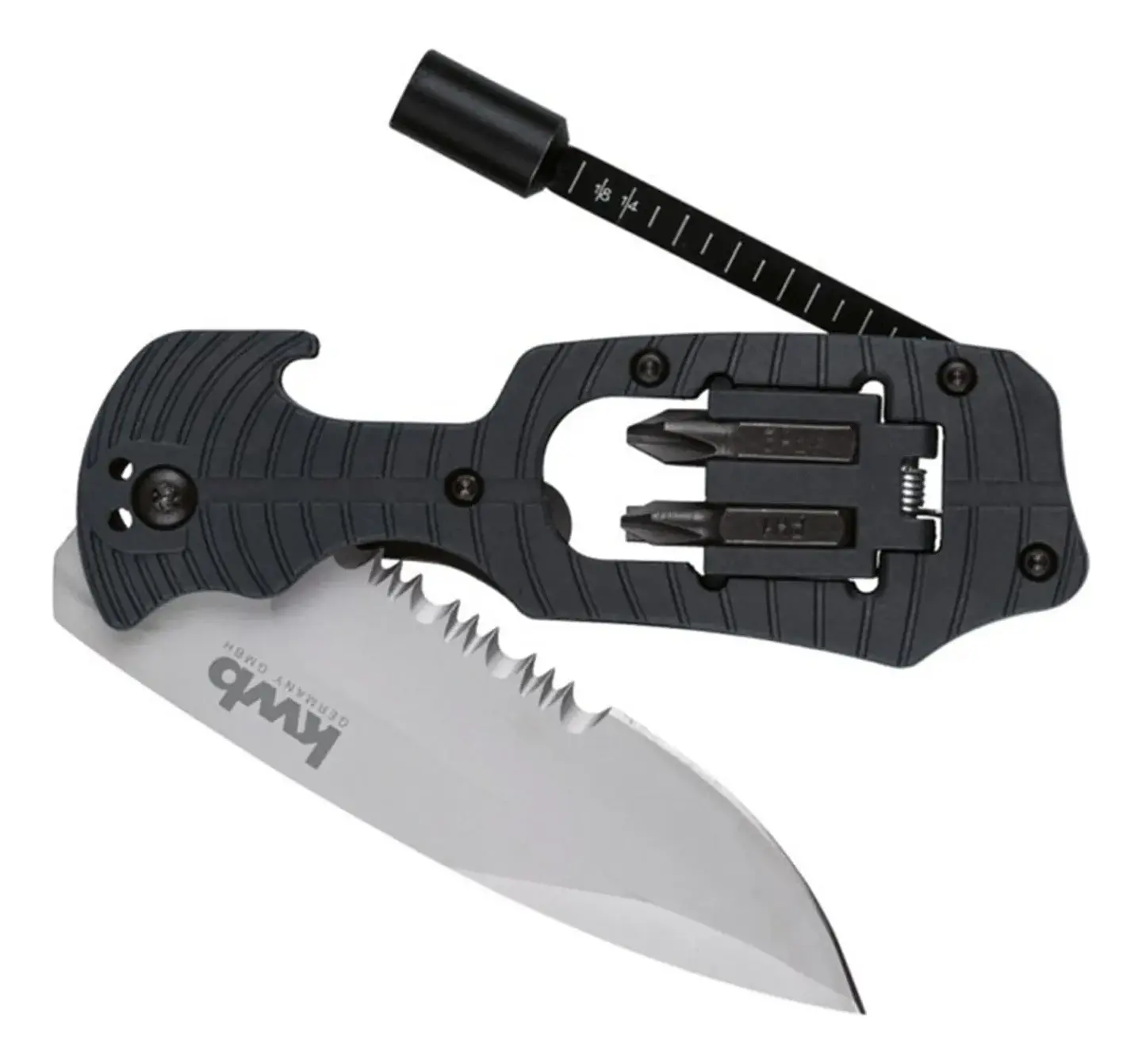 Navaja Cuchillo Plegable Con Porta Puntas Kwb 016620 1