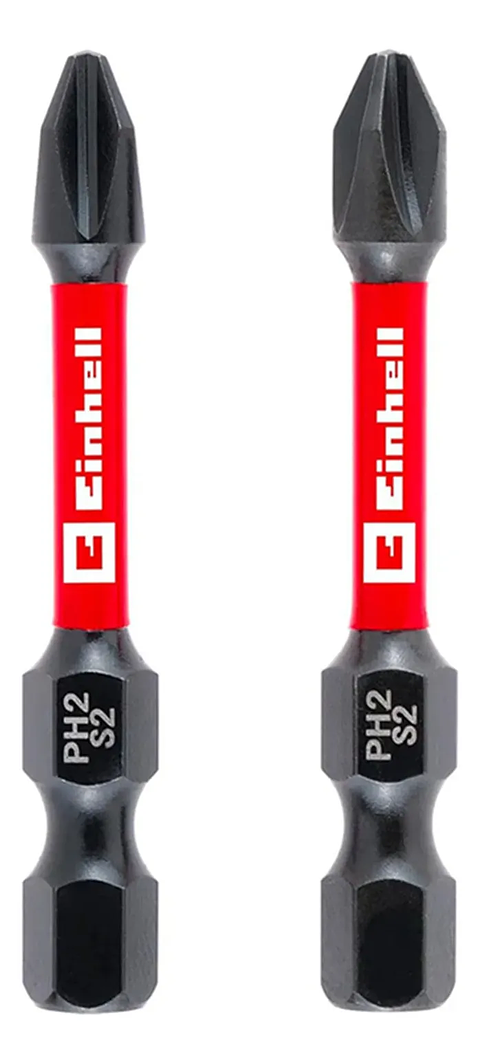 Set 2 Puntas Phillips Torsión Ph2 50 Mm Einhell 131170