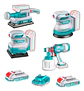 Kit Lijadoras 20v 3 Piezas + Pistola Para Pintar 20v Total  - Miniatura 1