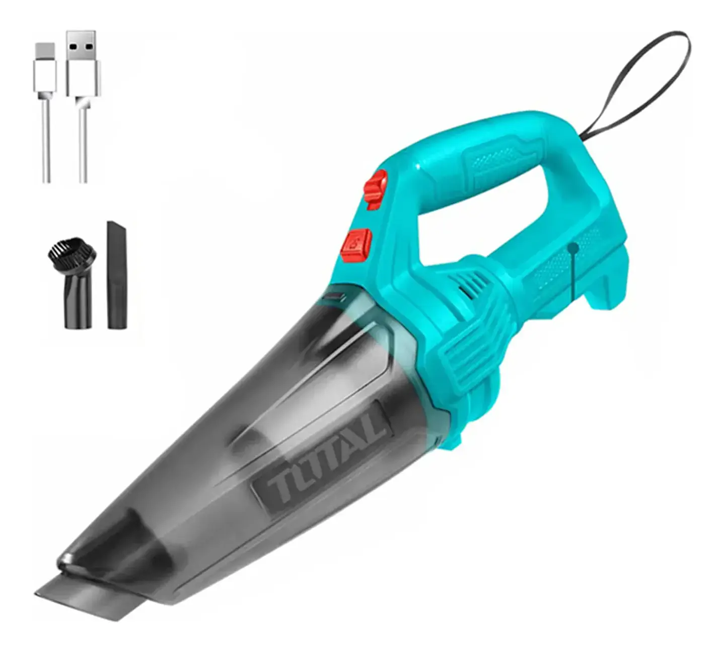 Aspiradora Inalámbrica 12v Batería + Cargador 0.5L Total 1